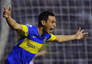Argentinian Boca Juniors' midfielder Jua