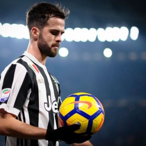 Miralem Pjanic of Juventus FC looks on during the Serie A